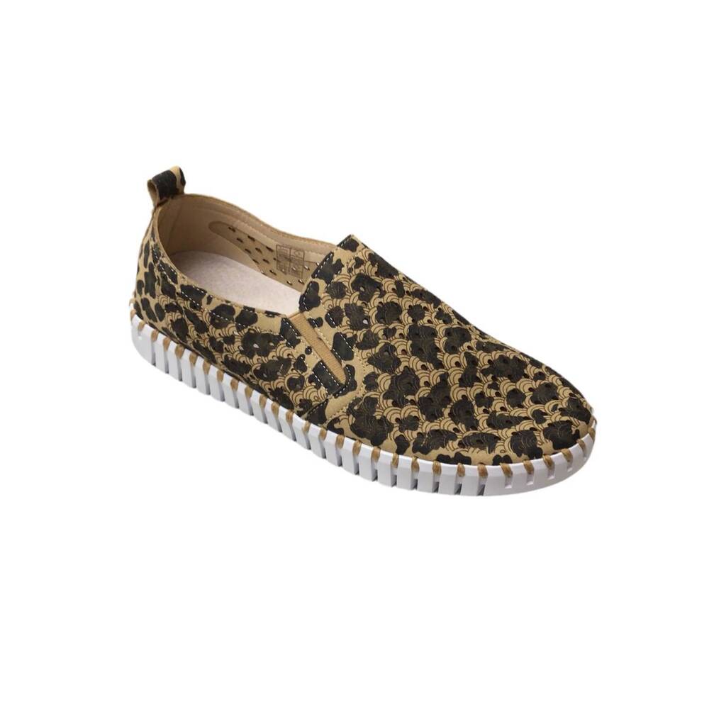 NEW ILSE JACOBSEN women's tulip 3972 shoe in leopard